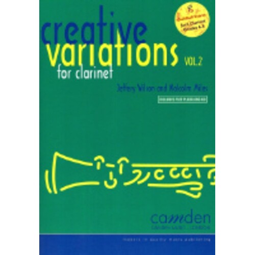 Creative Variations Book 2 Clarinet (Softcover Book/CD)