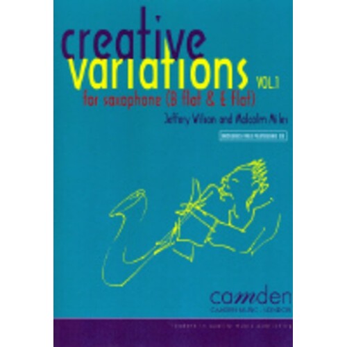 Creative Variations Book 1 Sax/Piano (Softcover Book/CD)