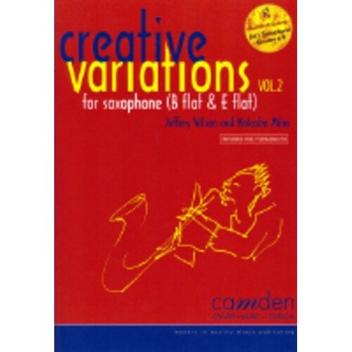 Creative Variations Book 2 Sax Piano (Softcover Book/CD)