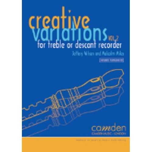Creative Variations Book 2 Des Or Tre Rec/Piano Book/C (Softcover Book)