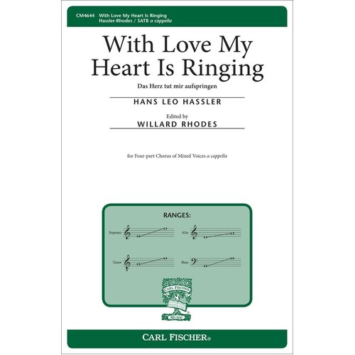 With Love My Heart Is Ringing SATB A Cappella (Octavo) Book