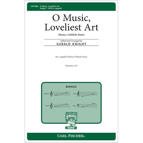 O Music Loveliest Art SATB A Cappella (Octavo) Book