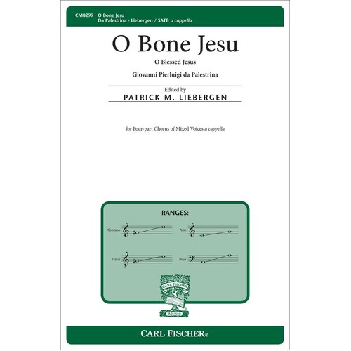 O Bone Jesu SATB A Cappella (Octavo) Book