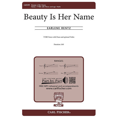Beauty Is Her Name TTBB (Octavo) Book
