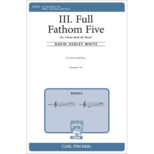 Full Fathom Five SA (Octavo) Book