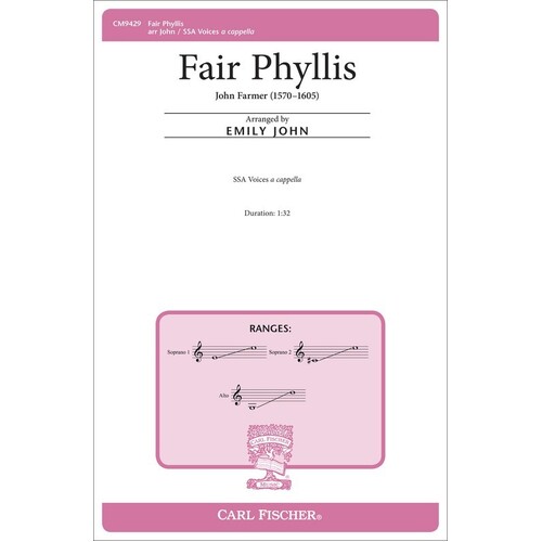 Fair Phyllis SSA A Cappella (Octavo) Book
