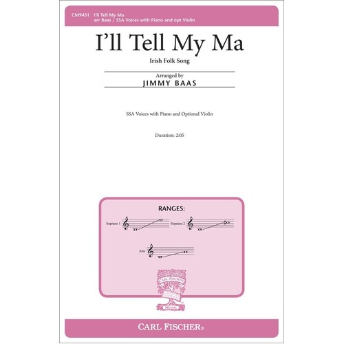 Ill Tell My Ma SSA (Octavo) Book