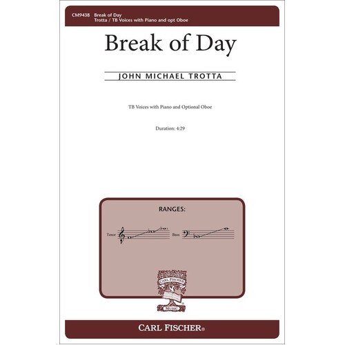 Break Of Day TB (Octavo) Book