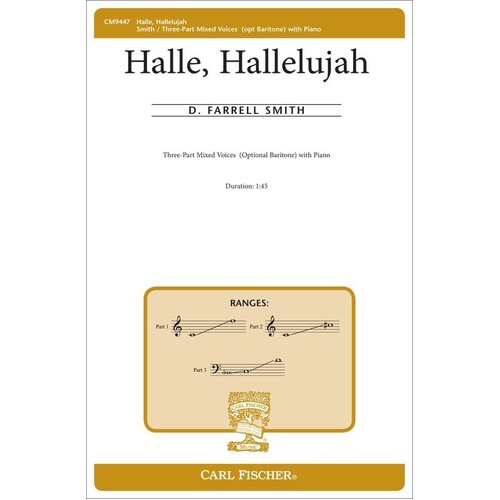 Halle Hallelujah 3 Part Mixed (Octavo) Book