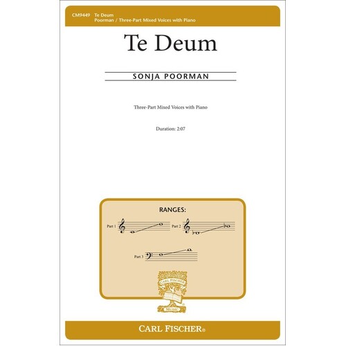 Te Deum 3 Part Mixed (Octavo) Book