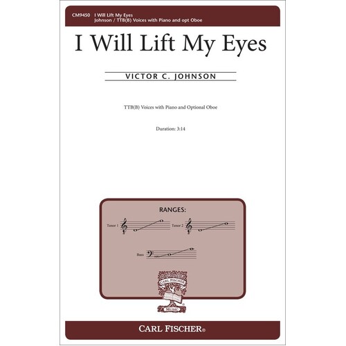 I Will Lift My Eyes Ttb(B) (Octavo) Book