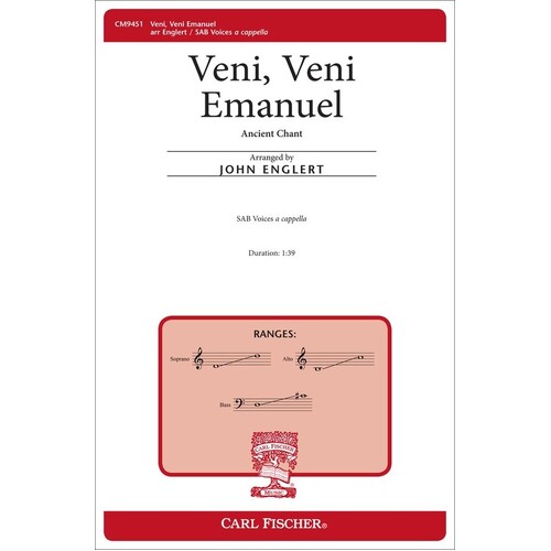 Veni Veni Emanuel Sab A Cappella (Octavo) Book