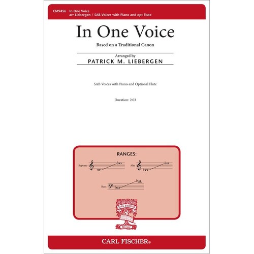In One Voice Sab (Octavo) Book