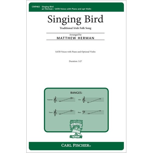 Singing Bird SATB (Octavo) Book