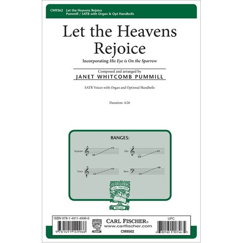 Let The Heavens Rejoice SATB (Octavo) Book