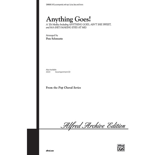Anything Goes! (A '20s Medley) SATB Choral Sheet Music