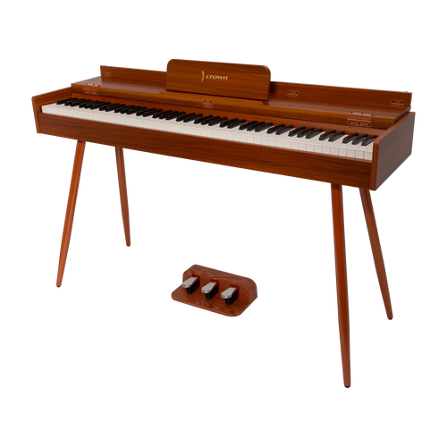 Crown CMDP-919-WDG 88-Key Portable Digital Piano with Woodgrain Finish