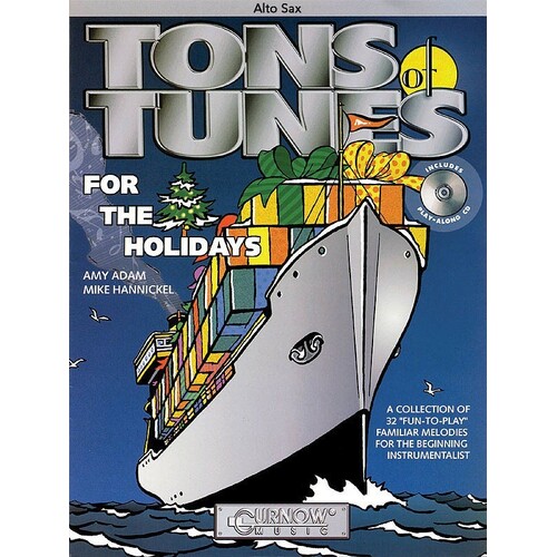 Tons Of Tunes For Holidays Book/CD Alto Sax (Softcover Book/CD)
