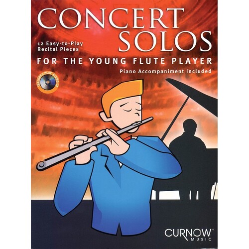 Concert Solos For The Young Flute Softcover Book/CD