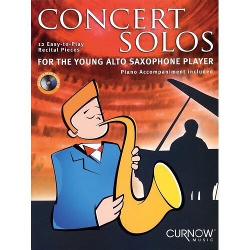 Concert Solos For The Young Alto Sax Softcover Book/CD