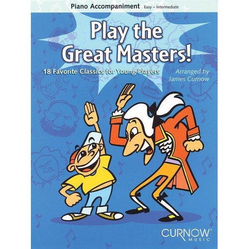 Play the Great Masters Piano Accompaniment by Curnow Music