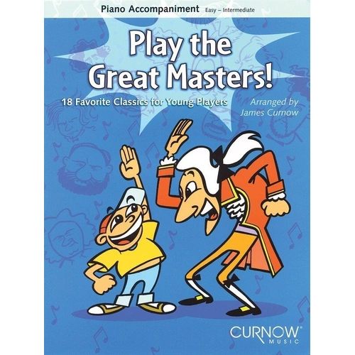 Play the Great Masters Piano Accompaniment by Curnow Music