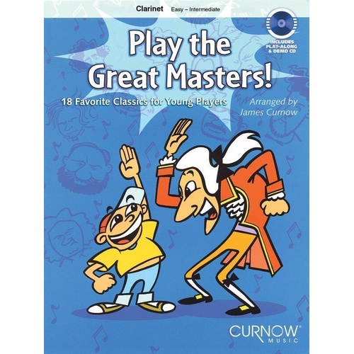 Play the Great Masters Clarinet BK/CD by Curnow Music