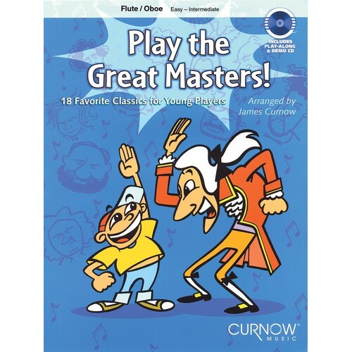 Play The Great Masters Flute Oboe Softcover Book/CD