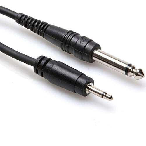 Hosa Mono Interconnect - 3.5mm TS to 1/4 in TS