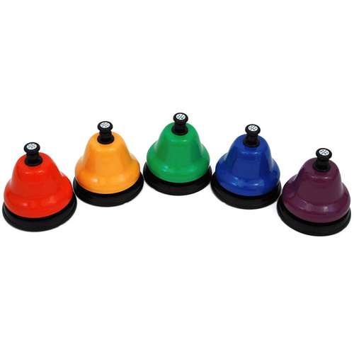 Chroma-Notes 5-Note Chromatic Desk Bell Set with C#, D#, F#, G#, A#