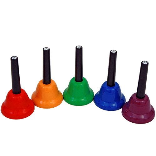 Chroma-Notes 5-Note Chromatic Expansion Handbell Set with Long Handles and Accurate Intonation