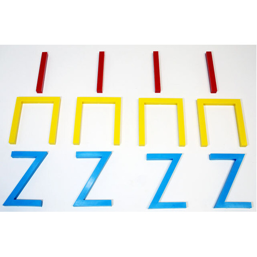 Chroma-Notes Rhythm In A Bag Educational Materials with Plastic Rhythm Shapes