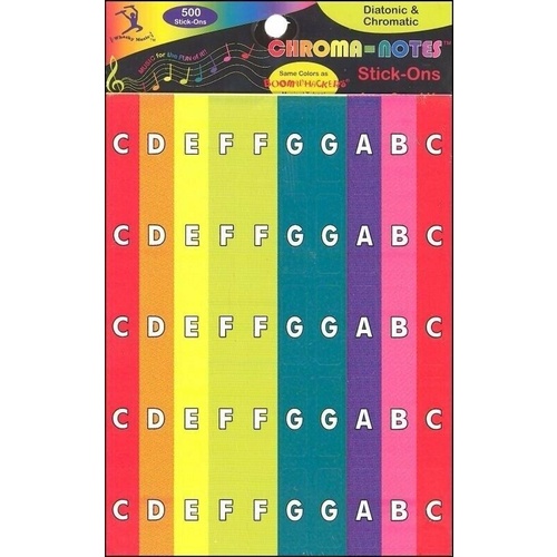 BOOMWHACKERS - Chroma-Notes Stick-ons Stickers