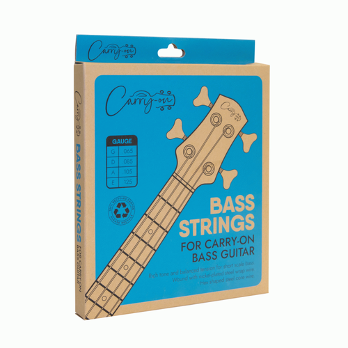 Carry-On Bass Strings for Travel Guitars
