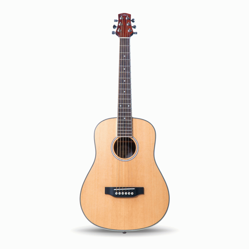 Carry-On Mini Acoustic Guitar ¾ Size Portable Travel Instrument
