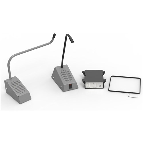 Curved Microphone Speech system - Grey RH-Kit