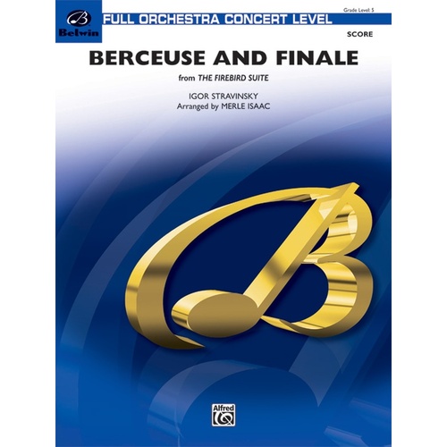 Berceuse and Finale Full Orchestra Sheet Music Grade 5