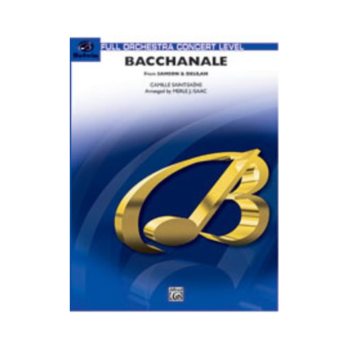 Bacchanale from Samson and Delilah for Orchestra Grade 3.5