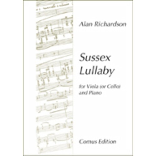 Sussex Lullaby Viola Piano Book