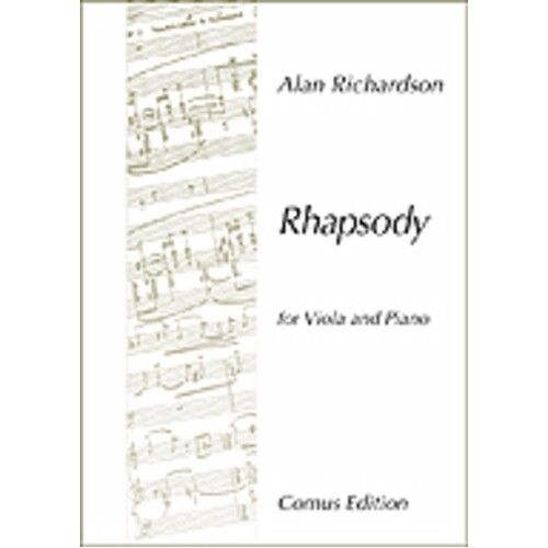 Rhapsody Arr White Viola Piano Book