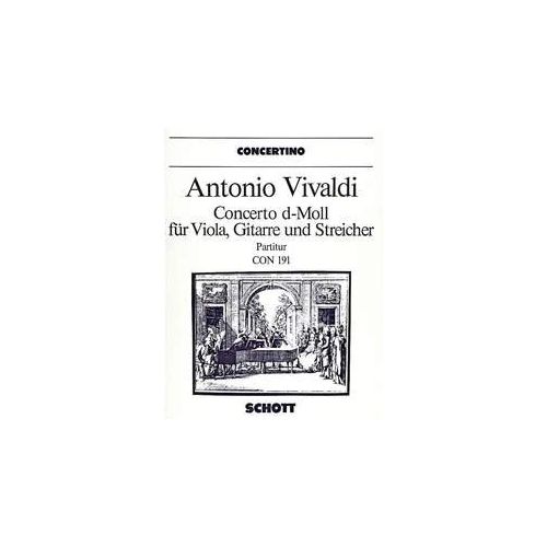 Vivaldi - Concerto D Minor RV 540 / PV 266 Full Score for String Orchestra