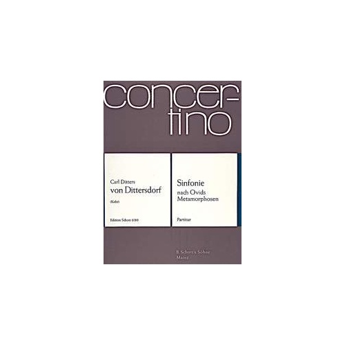 Dittersdorf Symphony F Major Full Score for Orchestra - 40 Pages, Published by Schott Music
