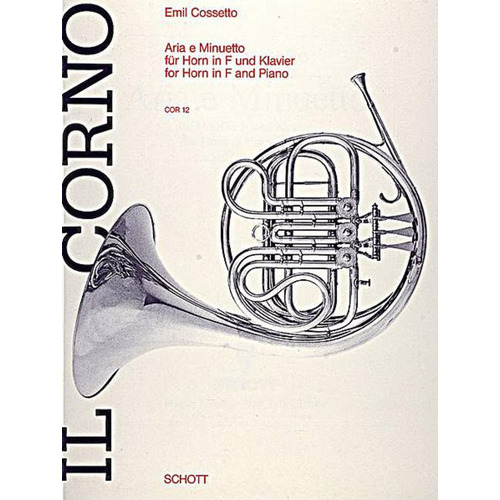 Aria E Minuetto French Horn Piano Book