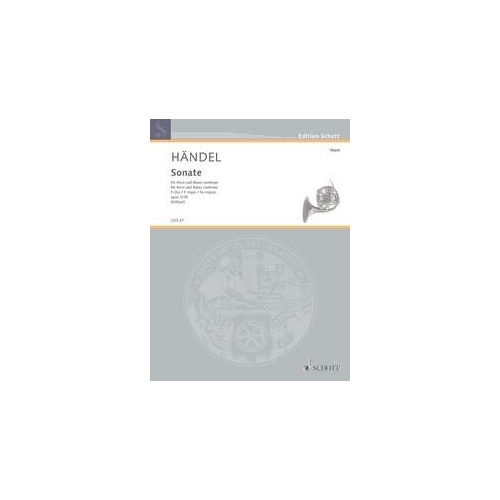 Handel - Sonata in F Major Op. 1/10 for Horn and Basso Continuo