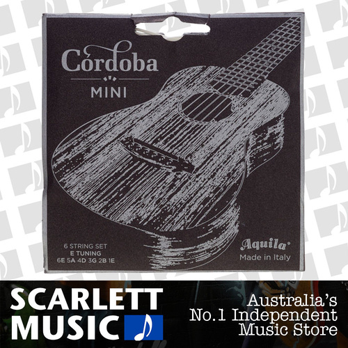 Cordoba Mini E -Tuning Guitar Strings - Aquila Supernylgut Ball End Strings