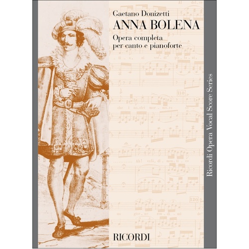 Anna Bolena Vocal Score Book