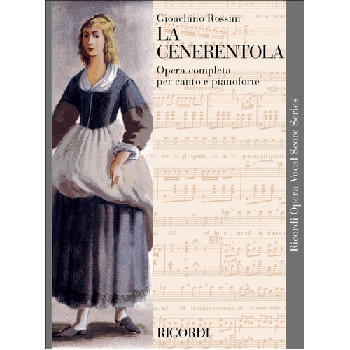 La Cenerentonline Audio Italian Only Vocal Score Book
