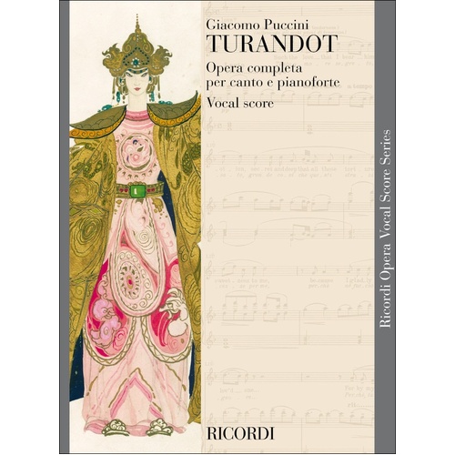 Turandot English (Elkin) And Italian Vocal Score Book