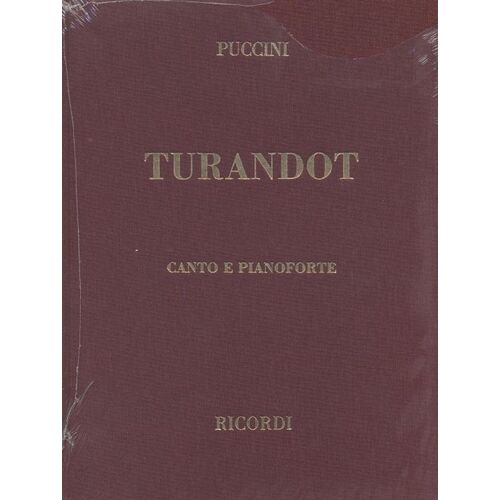 Turandot Italian Vocal Score Cloth Ital/Ger Book