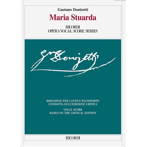 Maria Stuarda Engl And Ital Vocal Score Book